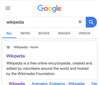 Blurry icon Wikipedia