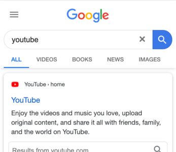 Blurry icon YouTube